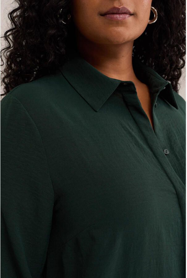 WE Fashion Curve blouse donkergroen - Foto 2