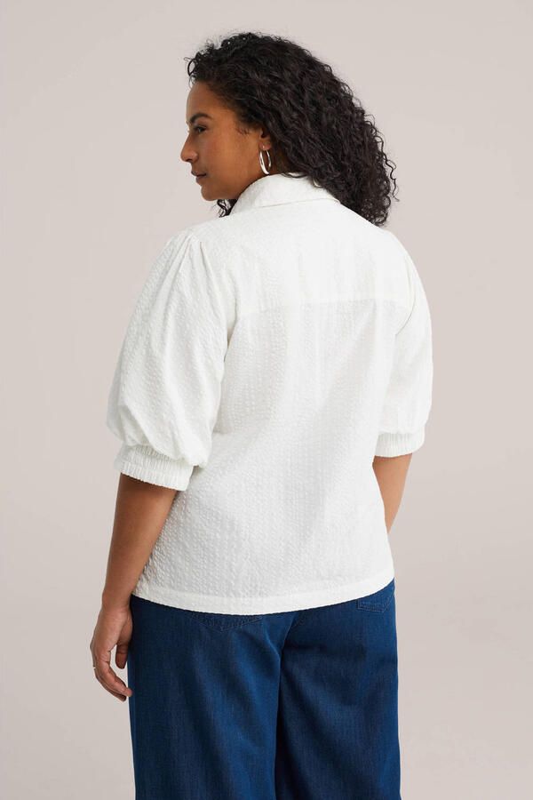 WE Fashion Curve blouse ecru - Foto 3