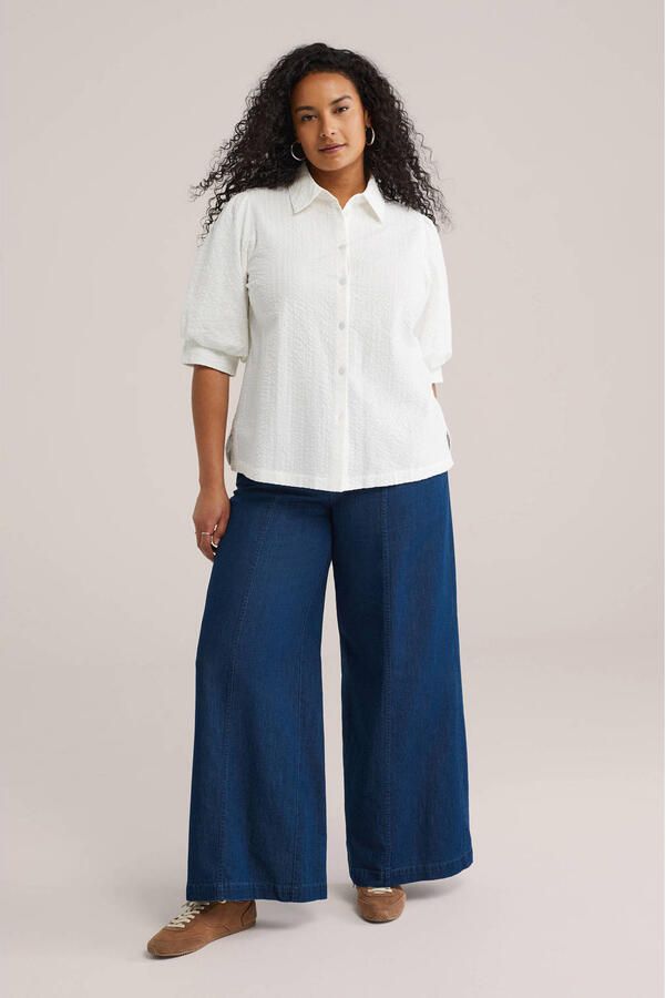 WE Fashion Curve blouse ecru - Foto 2