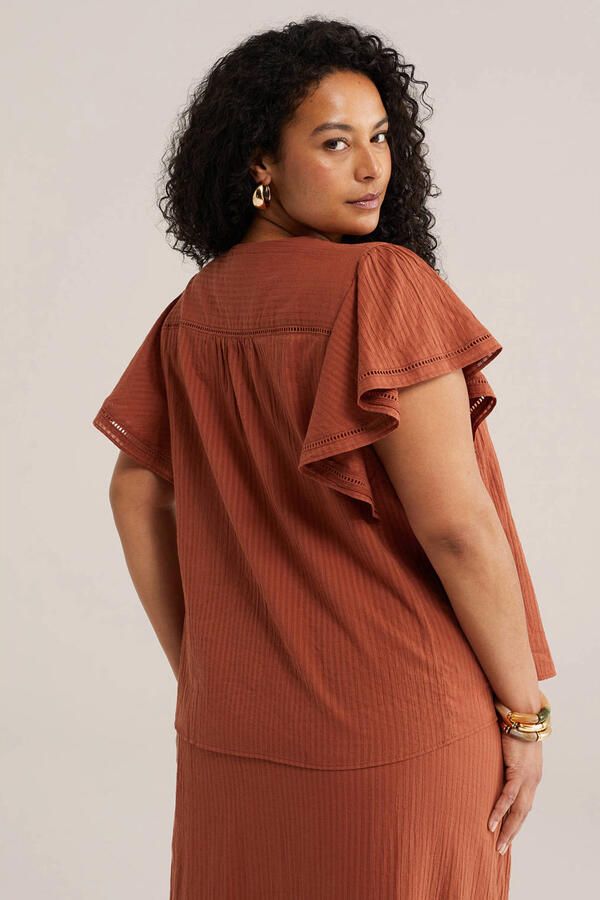 WE Fashion Curve blouse terra - Foto 3