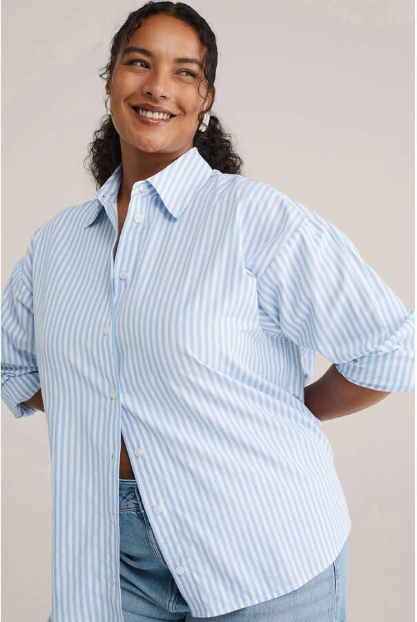 WE Fashion Curve gestreepte blouse - Foto 2