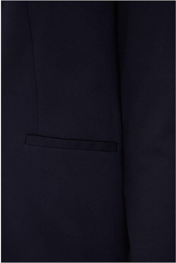 WE Fashion Curve getailleerde blazer marineblauw