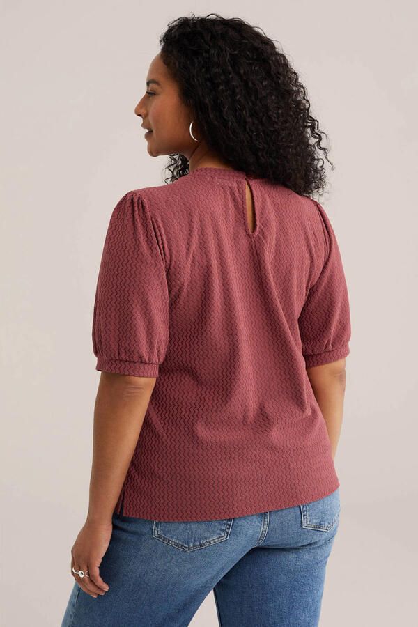 WE Fashion Curve Plus Size top oudroze - Foto 2