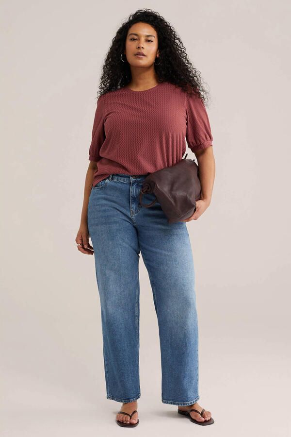 WE Fashion Curve Plus Size top oudroze - Foto 3