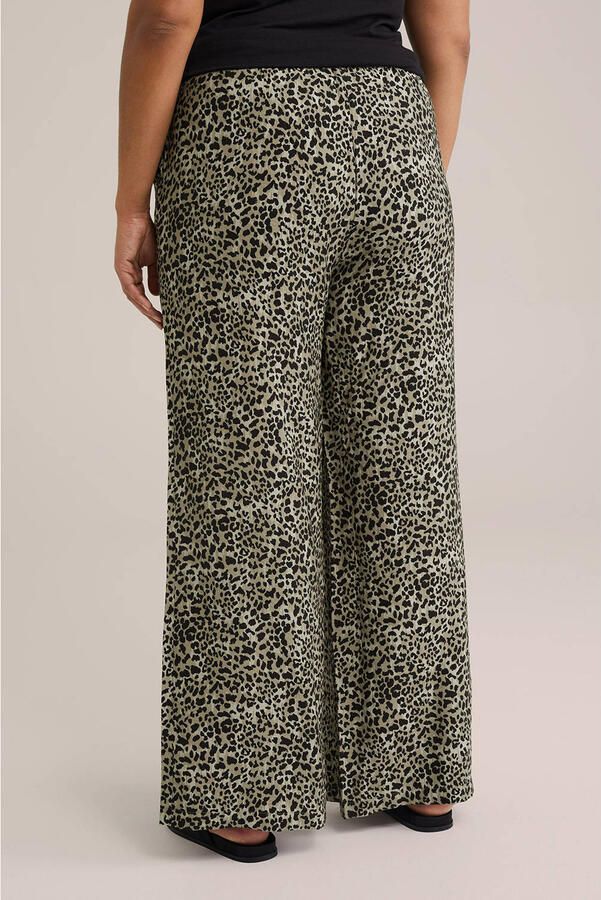 WE Fashion Curve regular waist broek zwart - Foto 2
