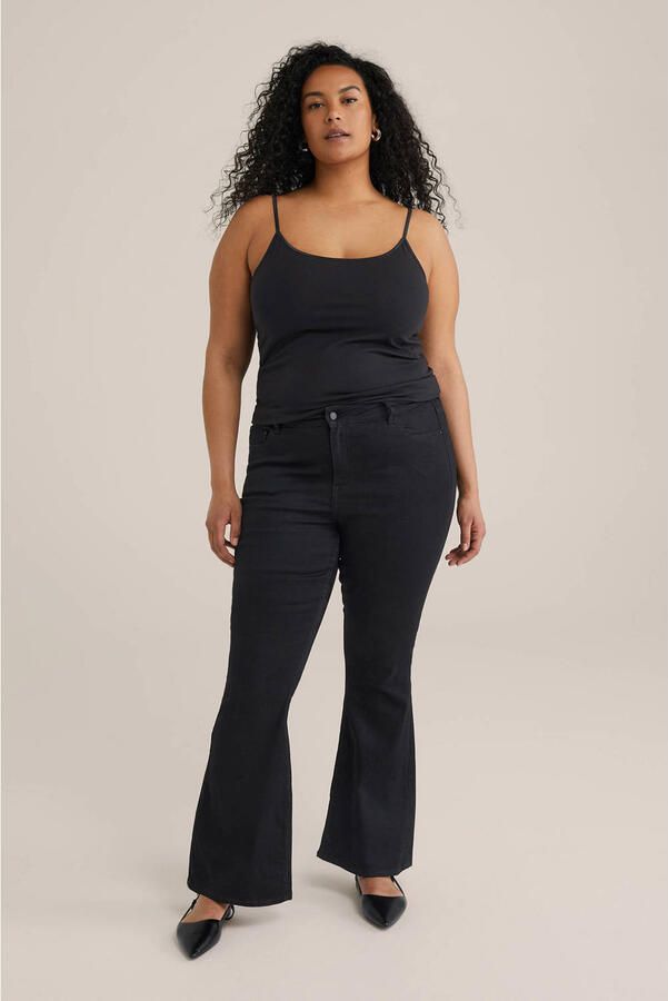 WE Fashion Curve singlet zwart - Foto 2