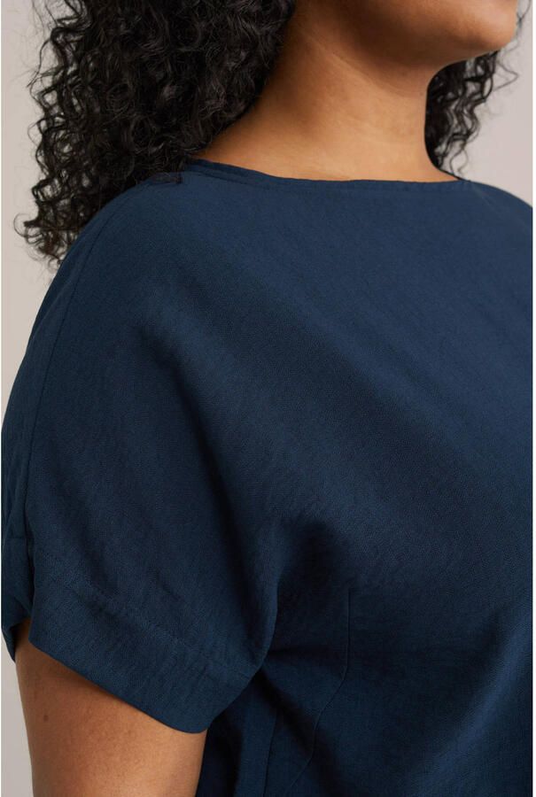WE Fashion Curve top donkerblauw - Foto 2