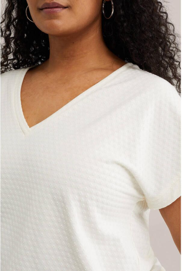 WE Fashion Curve top ecru - Foto 2