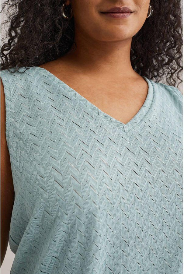 WE Fashion Curve top grijsblauw - Foto 2