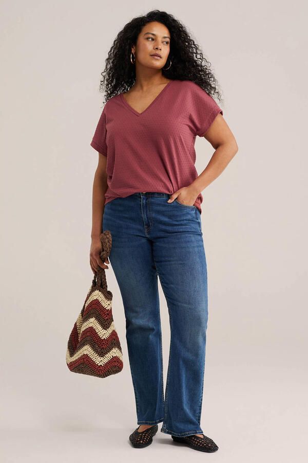 WE Fashion Curve top oudroze - Foto 3