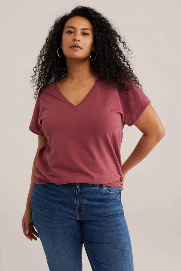 WE Fashion Curve top oudroze