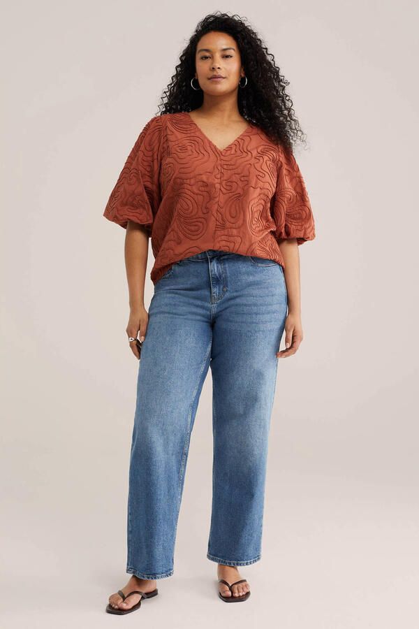 WE Fashion Curve top terra - Foto 3