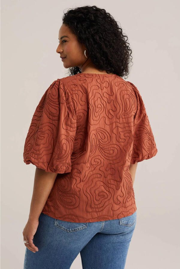 WE Fashion Curve top terra - Foto 2