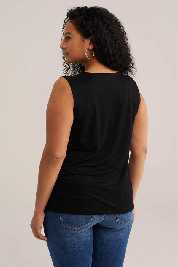 WE Fashion Curve top zwart - Foto 2