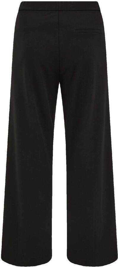 WE Fashion Curve wide leg high waist casual broek zwart - Foto 2