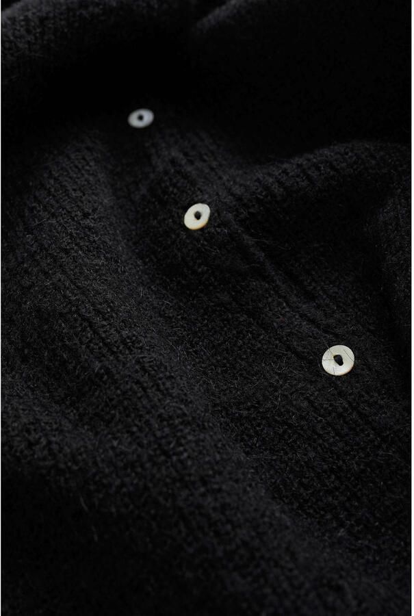 WE Fashion fijngebreid vest zwart - Foto 2