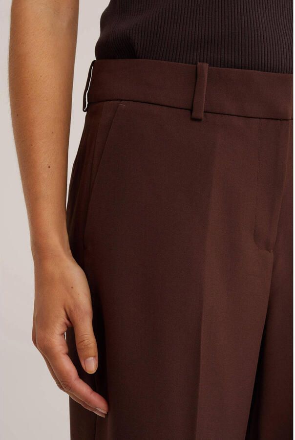 WE Fashion flared broek bruin - Foto 2
