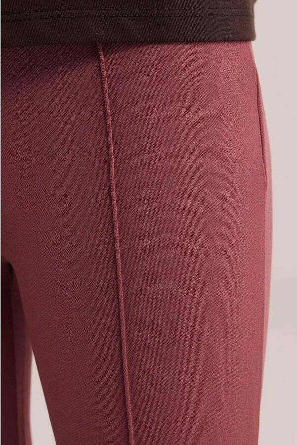 WE Fashion flared broek oudroze - Foto 2