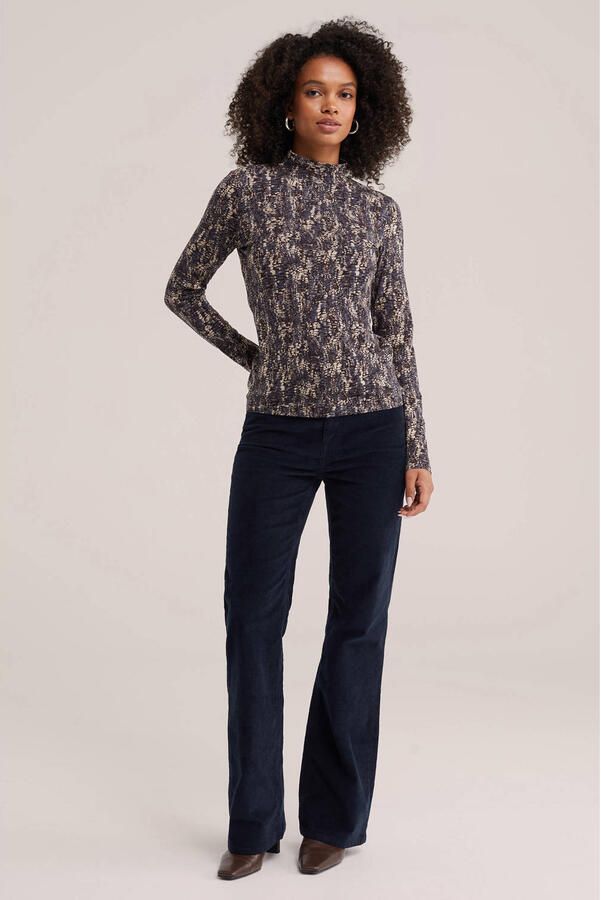 WE Fashion flared jeans donkerblauw - Foto 3
