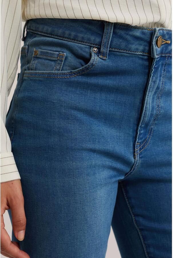 WE Fashion flared jeans donkerblauw - Foto 2