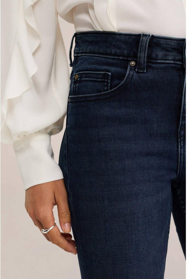 WE Fashion flared jeans donkerblauw - Foto 2