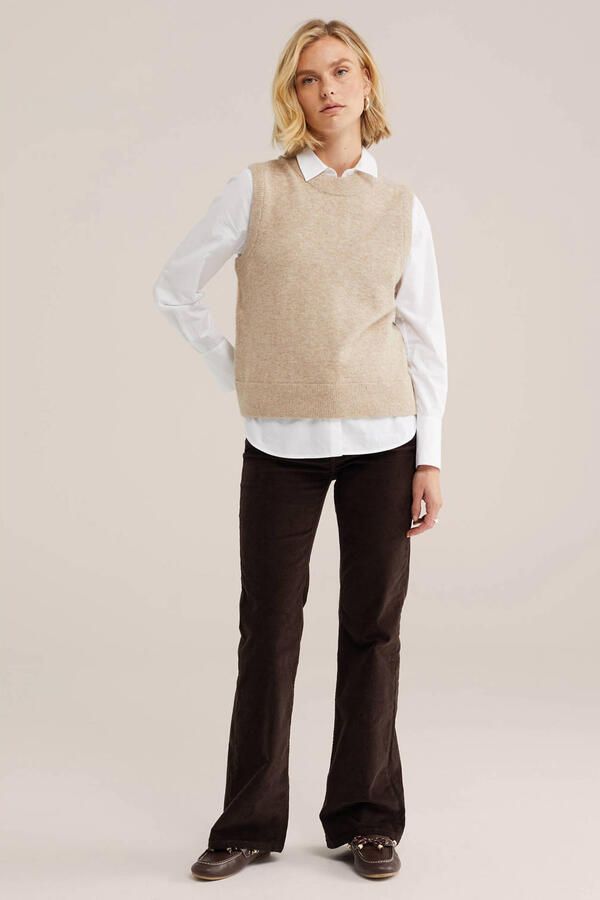 WE Fashion flared jeans donkerbruin - Foto 2