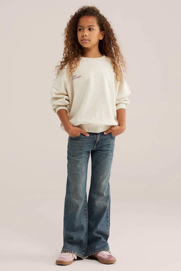 WE Fashion flared jeans mediumblauw - Foto 3