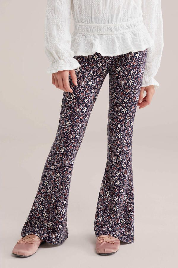 WE Fashion flared legging bruin - Foto 3