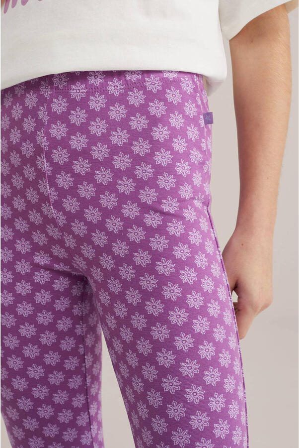 WE Fashion flared legging lila - Foto 2