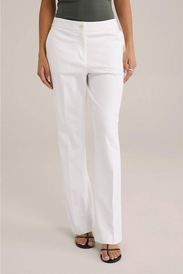 WE Fashion flared pantalon wit - Foto 2