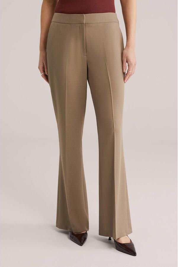 WE Fashion flared regular waist pantalon