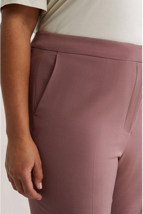 WE Fashion flared regular waist pantalon oudroze - Foto 2