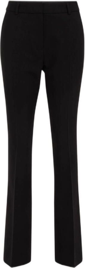 WE Fashion flared regular waist pantalon zwart - Foto 2