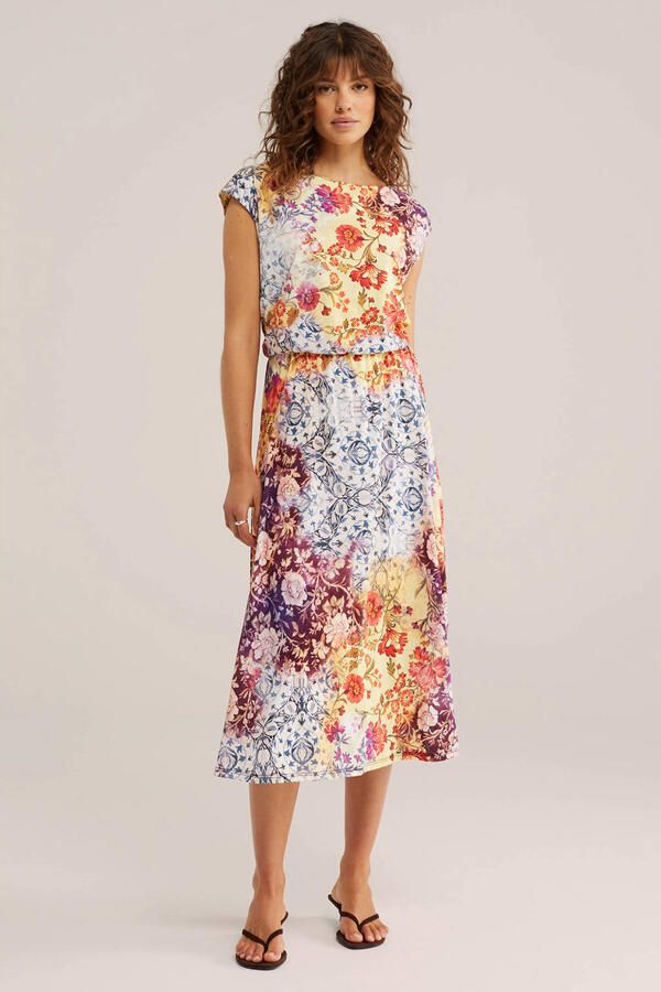 WE Fashion gebloemde zomerjurk multi - Foto 3