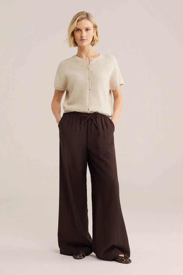 WE Fashion gebreid vest beige - Foto 3