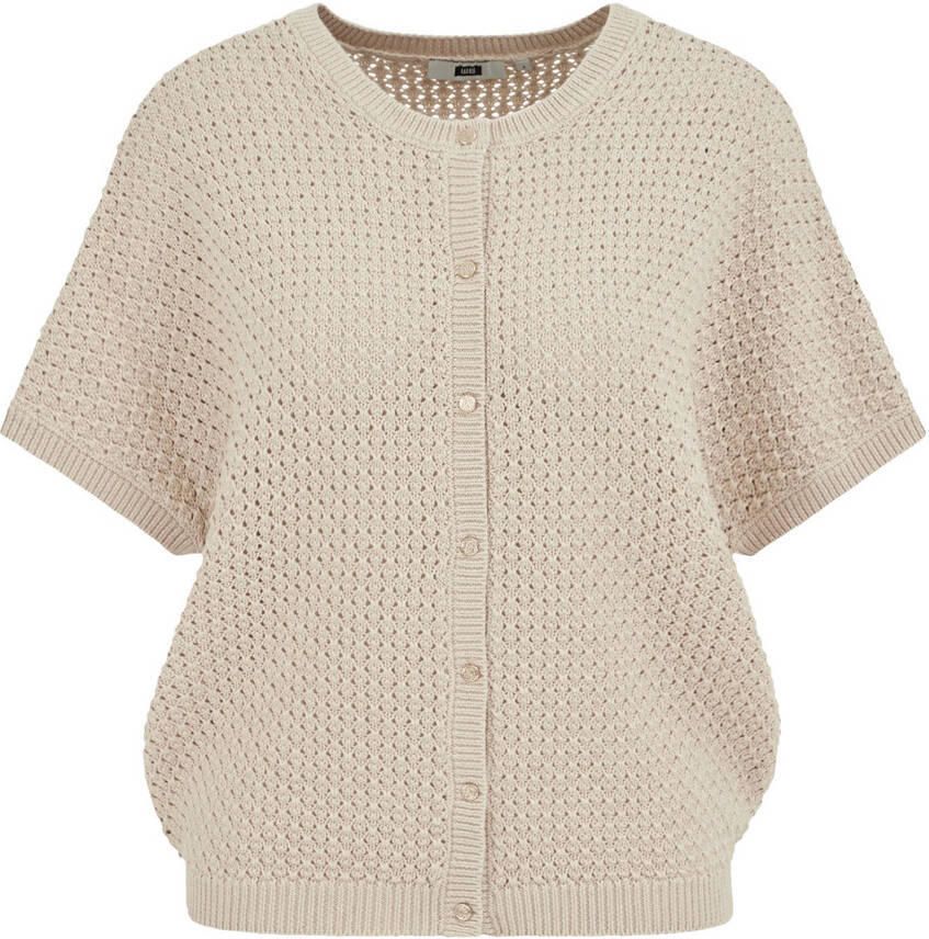 WE Fashion gebreid vest beige - Foto 2