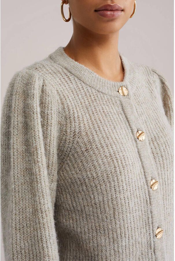 WE Fashion gebreid vest beige melange - Foto 2