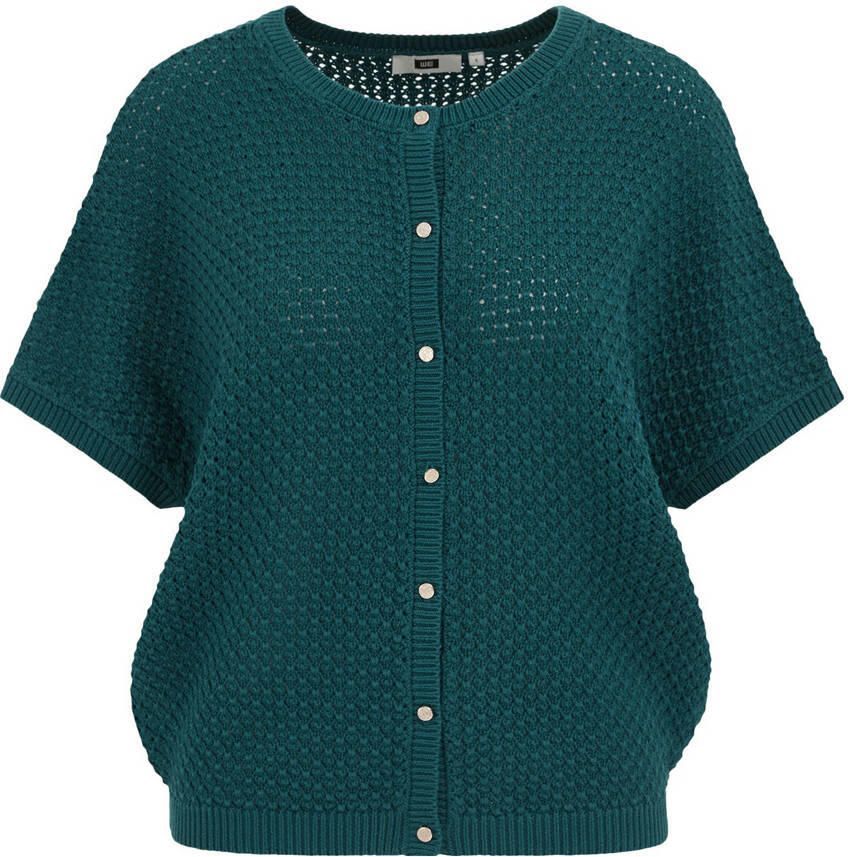 WE Fashion gebreid vest blauw - Foto 2
