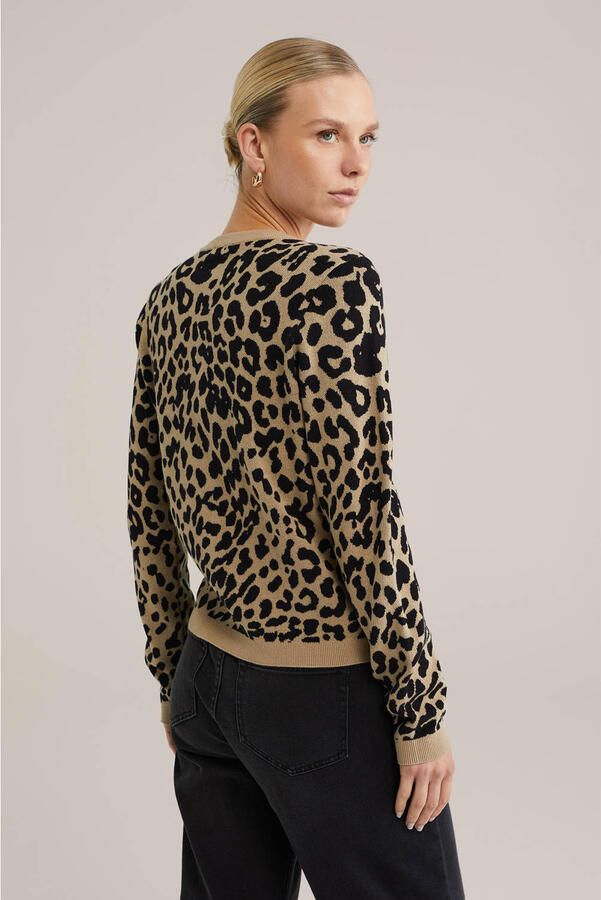 WE Fashion gebreid vest camel - Foto 2