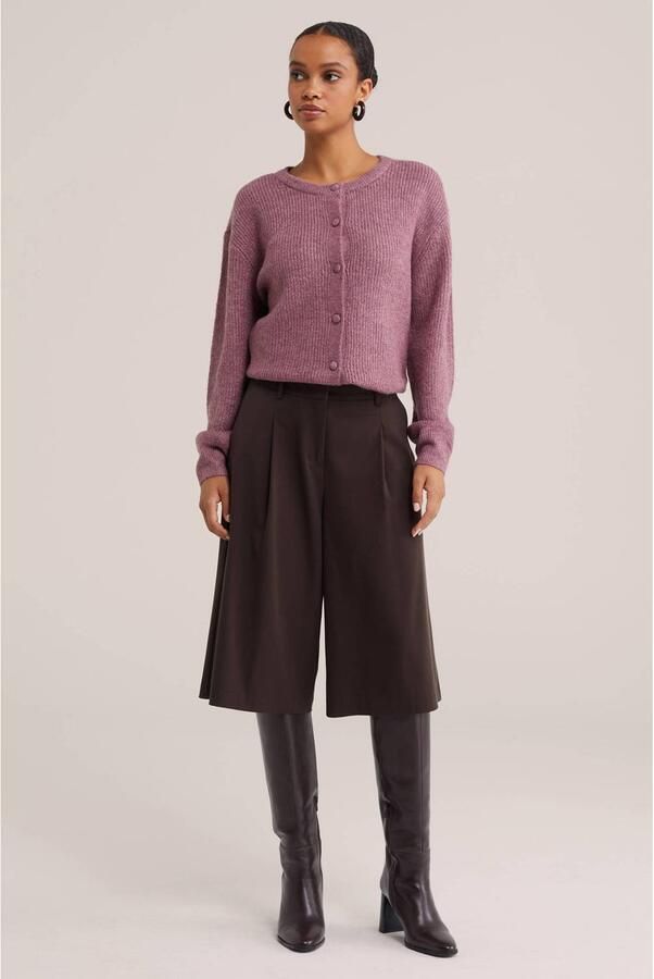 WE Fashion gebreid vest oudroze - Foto 2