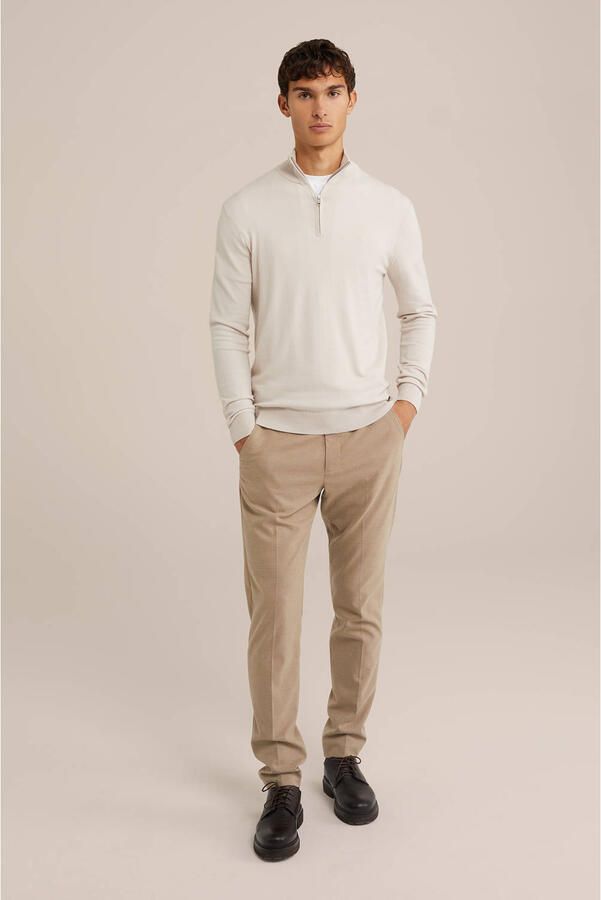 WE Fashion gebreide trui beige