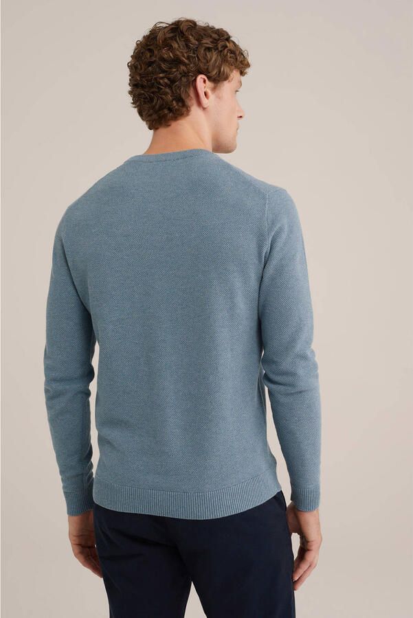 WE Fashion gebreide trui blauw