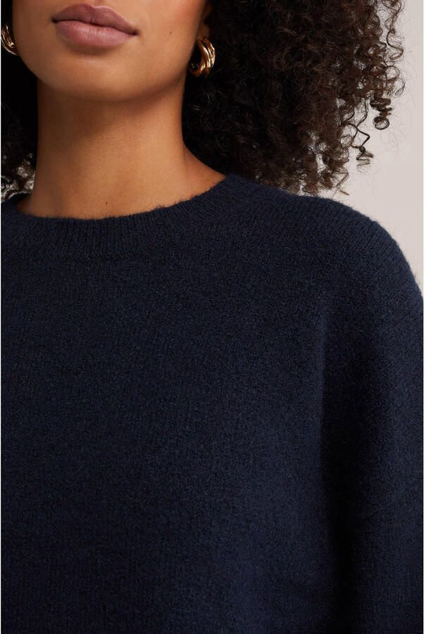 WE Fashion gebreide trui blauw - Foto 2