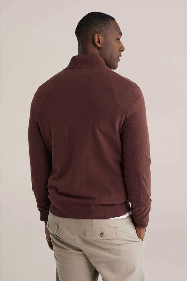 WE Fashion gebreide trui bruin - Foto 2