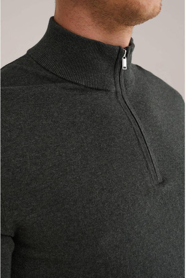 WE Fashion gebreide trui grijs