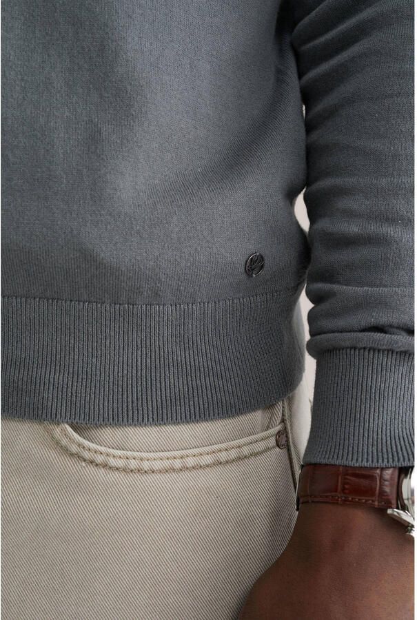 WE Fashion gebreide trui grijs - Foto 2