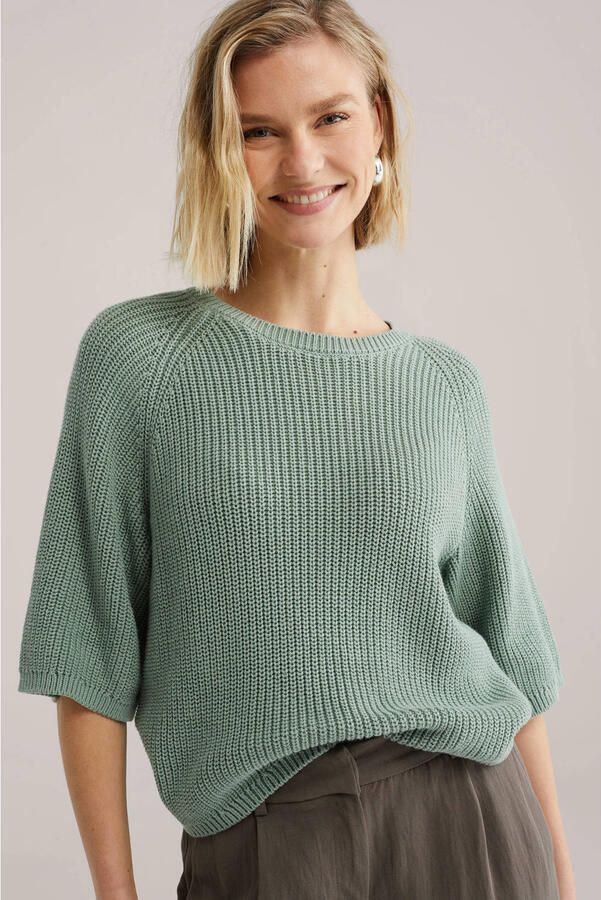 WE Fashion gebreide trui lichtgroen - Foto 2