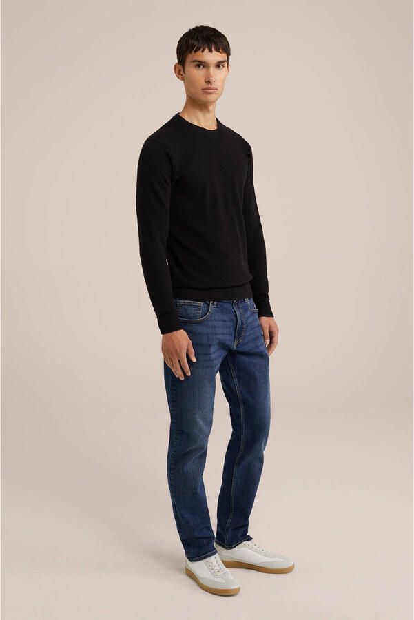 WE Fashion gebreide trui zwart - Foto 2