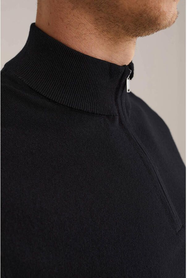 WE Fashion gebreide trui zwart - Foto 2