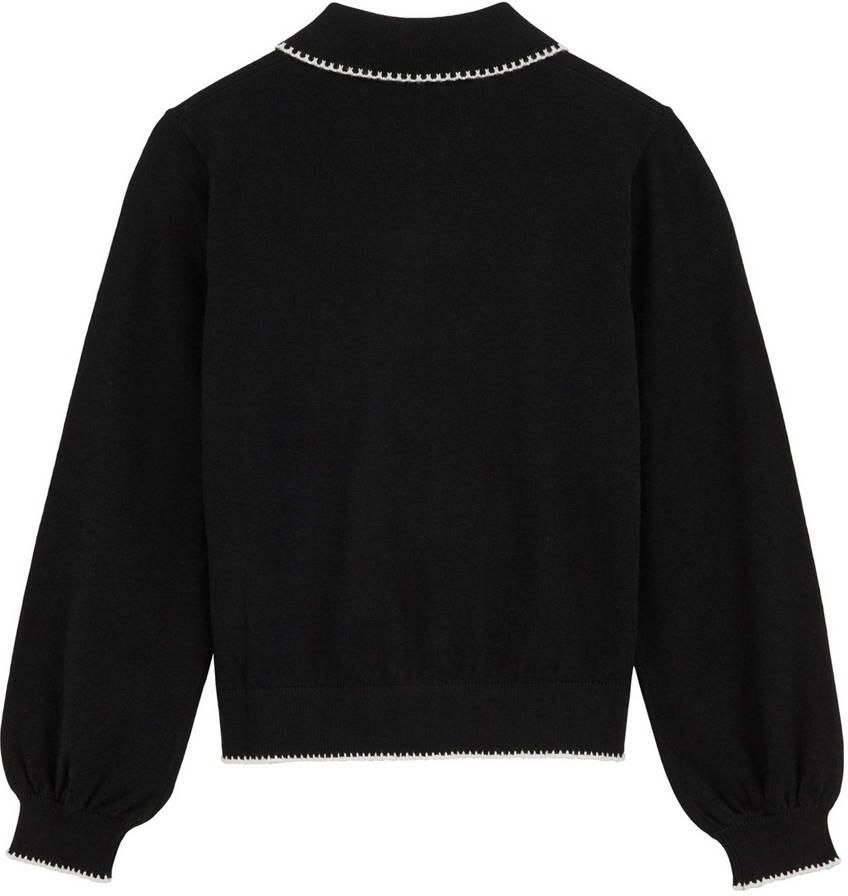 WE Fashion gebreide trui zwart - Foto 2